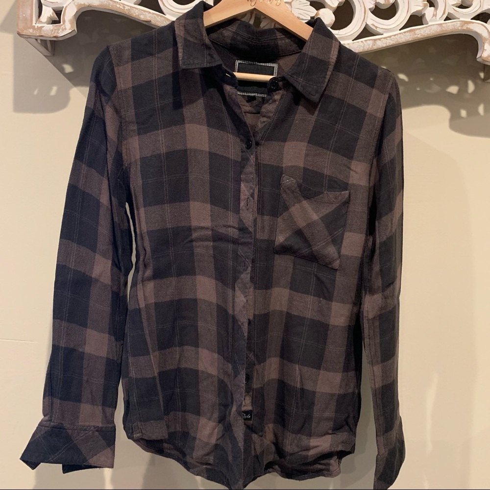 Plaid Rails Button Down - image 1